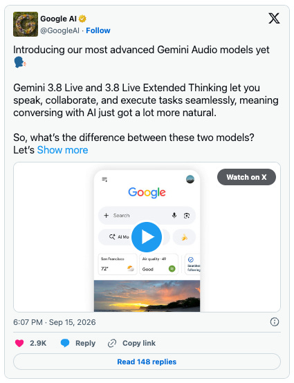☕🤖 Google’s New Gemini Voice Model Speaks 97 Languages!