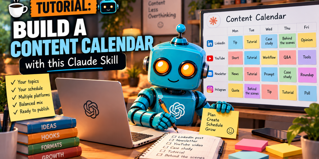 ☕🤖Tutorial: Build a Content Calendar with this Claude Skill