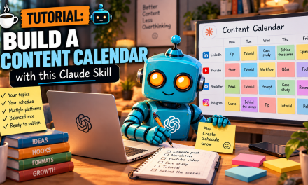 ☕🤖Tutorial: Build a Content Calendar with this Claude Skill