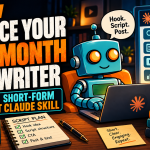☕🤖Tutorial: Replace Your ~1,500/month Copywriter With a Short-Form Script Claude Skill