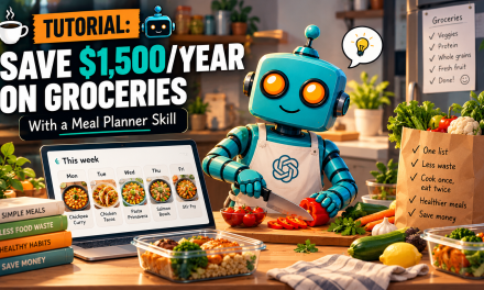 ☕🤖Tutorial: Save $1,500/year on Groceries With a Meal Planner Skill